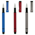 Dual Cap Off Aluminum Ballpoint Pen & Highlighter